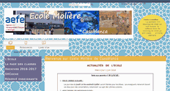 Desktop Screenshot of ecolemoliere.org