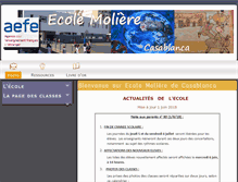 Tablet Screenshot of ecolemoliere.org